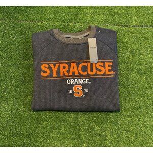 Syracuse Orange sweatshirt mens medium blue orange bruzer rugby sweater new N